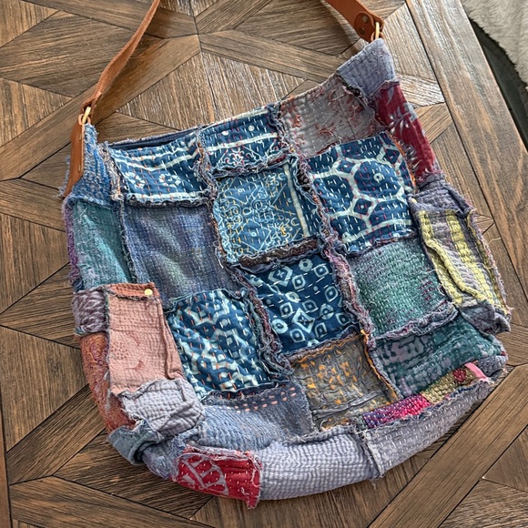 Free People Multicolor Patchwork Hobo Bag - Picture 2 of 7